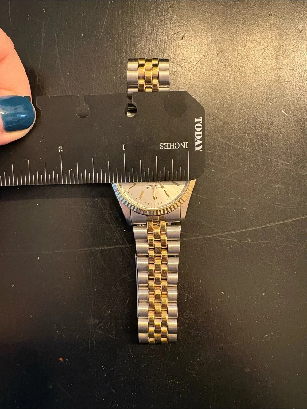 Two-Tone Gold and Silver Men's Quartz Dress Watch